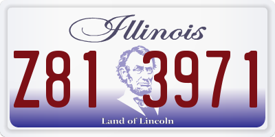 IL license plate Z813971