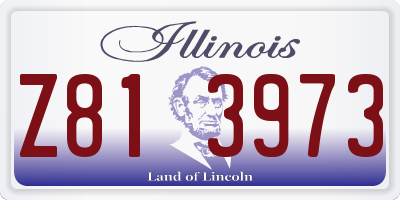 IL license plate Z813973