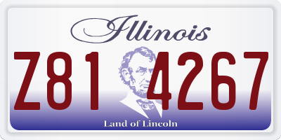 IL license plate Z814267