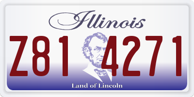 IL license plate Z814271