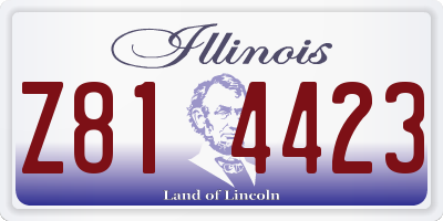 IL license plate Z814423