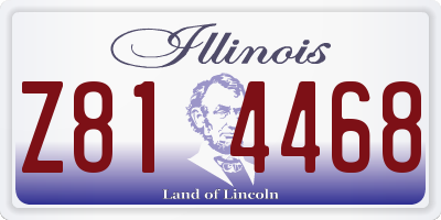 IL license plate Z814468