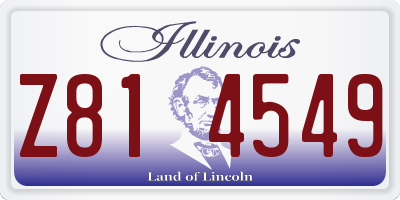 IL license plate Z814549