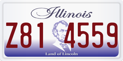 IL license plate Z814559