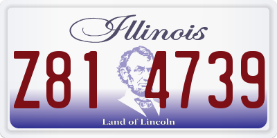 IL license plate Z814739