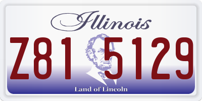 IL license plate Z815129