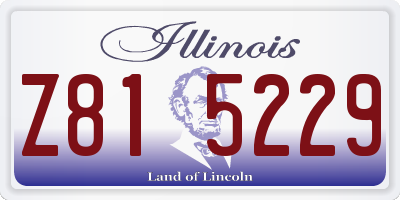 IL license plate Z815229