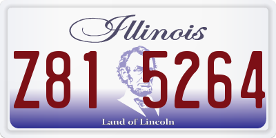 IL license plate Z815264