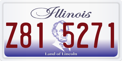 IL license plate Z815271