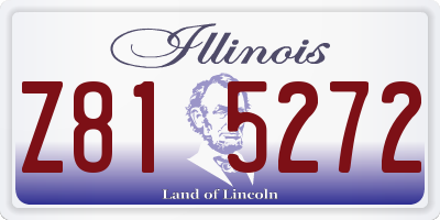 IL license plate Z815272