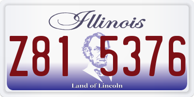 IL license plate Z815376