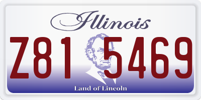 IL license plate Z815469