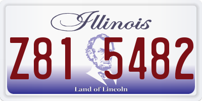 IL license plate Z815482