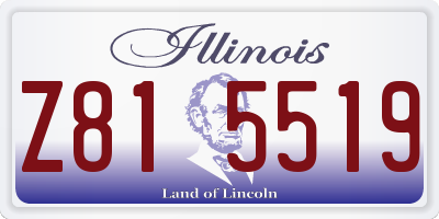 IL license plate Z815519