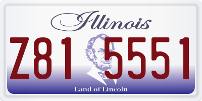 IL license plate Z815551