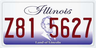 IL license plate Z815627