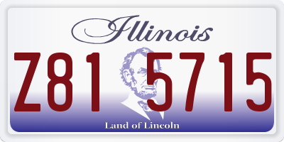 IL license plate Z815715