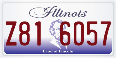 IL license plate Z816057