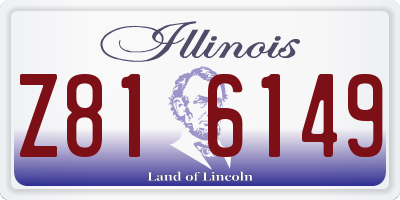 IL license plate Z816149