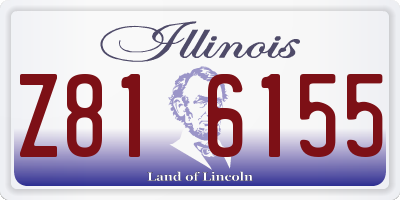 IL license plate Z816155