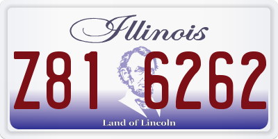 IL license plate Z816262