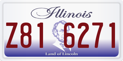 IL license plate Z816271