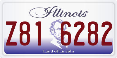 IL license plate Z816282