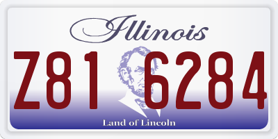 IL license plate Z816284