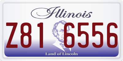 IL license plate Z816556