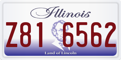 IL license plate Z816562