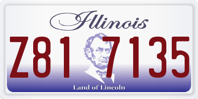 IL license plate Z817135