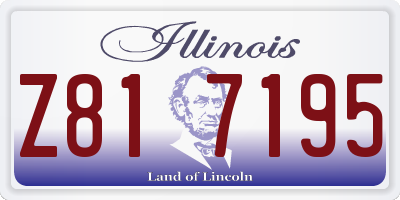 IL license plate Z817195