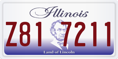 IL license plate Z817211