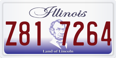 IL license plate Z817264