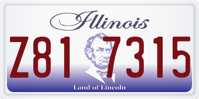 IL license plate Z817315