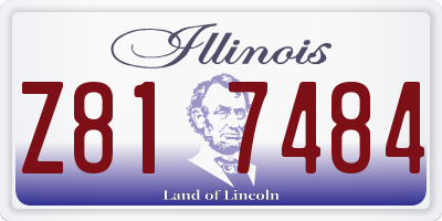 IL license plate Z817484