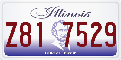 IL license plate Z817529