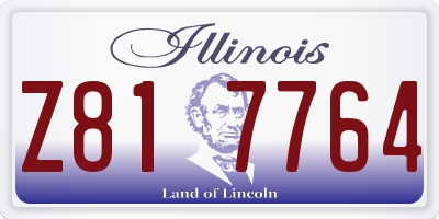 IL license plate Z817764