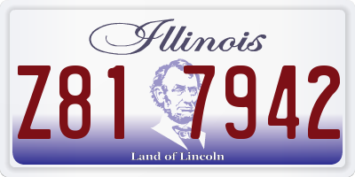 IL license plate Z817942