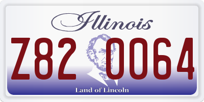 IL license plate Z820064