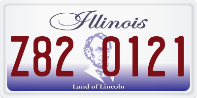 IL license plate Z820121