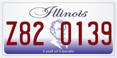 IL license plate Z820139