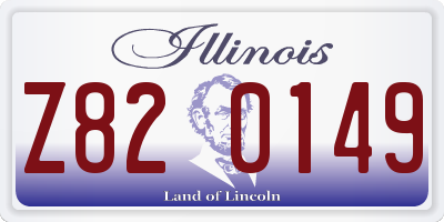 IL license plate Z820149