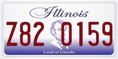 IL license plate Z820159
