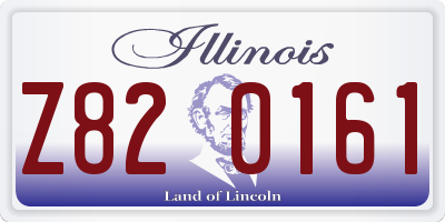 IL license plate Z820161