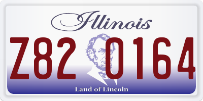 IL license plate Z820164