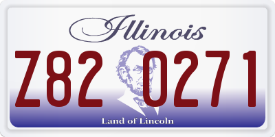 IL license plate Z820271
