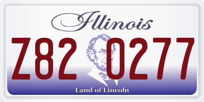 IL license plate Z820277