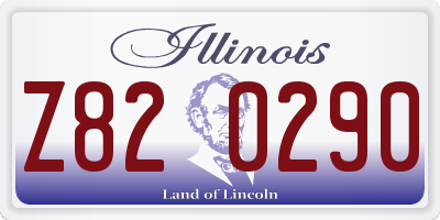 IL license plate Z820290