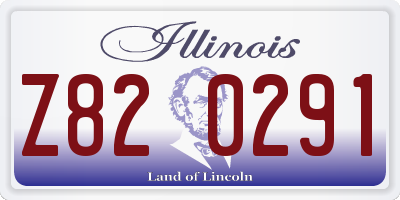 IL license plate Z820291